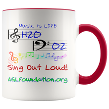 Load image into Gallery viewer, AGL Foundation Music is Life Coffee Mug